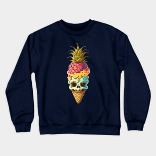 Spookcream. Icespook. Spooky Ice Cream Crewneck Sweatshirt